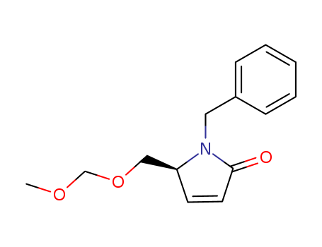 2H-Pyrrol-2-one, 1,5-dihydro-5-[(methoxymethoxy)methyl]-1-(phenylmethyl)-, (S)-