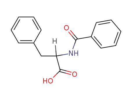 Molecular Structure of 2901-76-0 (BENZOYL-DL-PHENYLALANINE)