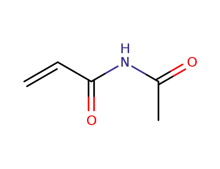 Molecular Structure of 1432-45-7 (N-acetylprop-2-enamide)