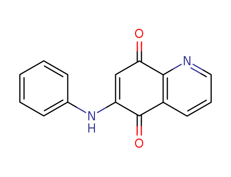 5,8-Quinolinedione,6-(phenylamino)-(91300-60-6)
