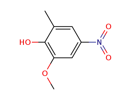 Phenol, 2-methoxy-6-methyl-4-nitro- (9CI)
