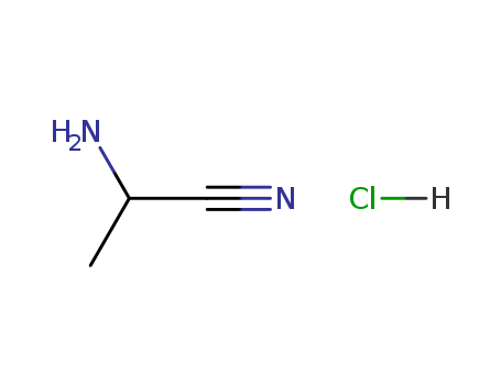 Propanenitrile, 2-amino-, monohydrochloride