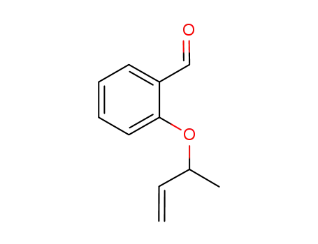 Molecular Structure of 925240-83-1 (2-[(1-Methyl-2-propen-1-yl)oxy]benzaldehyde)