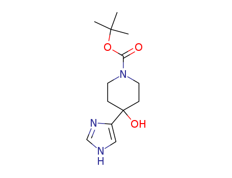 4-HYDROXY-4-(1H-IMIDAZOL-4-YL)PIPERIDINE-1-CARBOXYLIC ACID TERT-BUTYL ESTERCAS