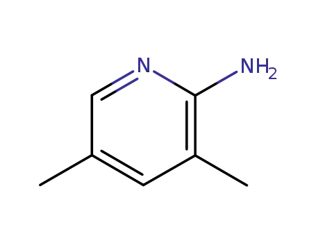 Molecular Structure of 41995-30-6 (3,5-dimethylpyridin-2-amine)