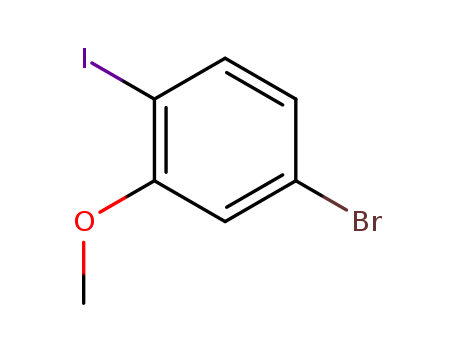 4-Bromo-1-iodo-2-methoxybenzene Manufacturer/High quality/Best price/In stock CAS NO.791642-68-7