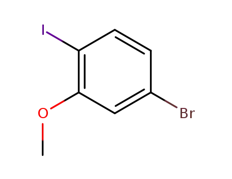 Molecular Structure of 791642-68-7 (4-bromo-1-iodo-2-methoxybenzene)