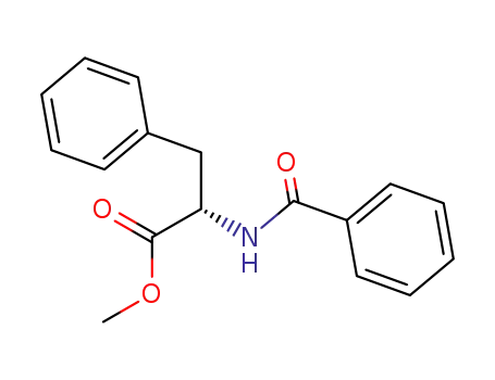 Molecular Structure of 3005-61-6 (N-benzoyl-L-phenylalanine methyl ester)