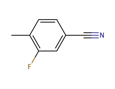 Molecular Structure of 170572-49-3 (3-Fluoro-4-methylbenzonitrile)