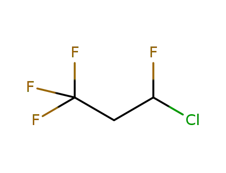 Molecular Structure of 149329-29-3 (3-CHLORO-1,1,1,3-TETRAFLUOROPROPANE)
