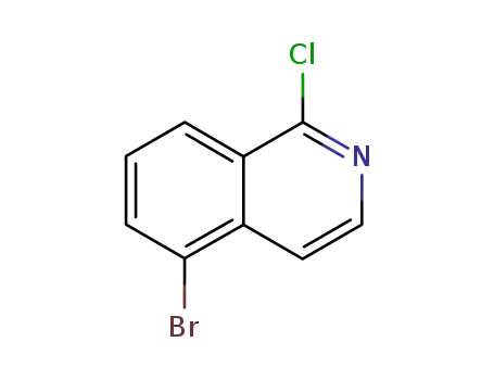 Molecular Structure of 34551-41-2 (5-BROMO-1-CHLOROISOQUINOLINE)