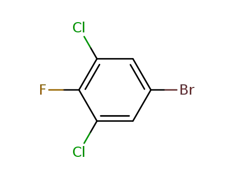 Molecular Structure of 17318-08-0 (5-Bromo-1,3-dichloro-2-fluorobenzene)