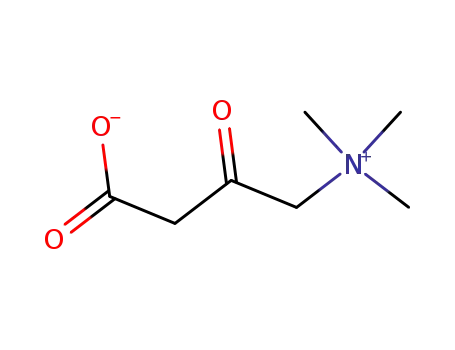 Molecular Structure of 10457-99-5 (3-carboxy-N,N,N-trimethyl-2-oxopropan-1-aminium)
