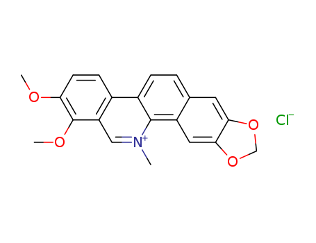 1,2-Dimethoxy-12-methyl-[1,3]dioxolo[4',5':4,5]benzo[1,2-c]phenanthridin-12-ium chloride