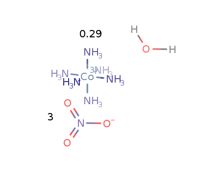 Molecular Structure of 10534-86-8 (HEXAAMMINECOBALT(III) NITRATE)