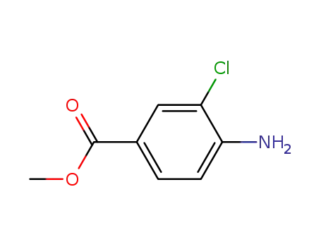 Molecular Structure of 84228-44-4 (METHYL 4-AMINO-3-CHLOROBENZOATE)