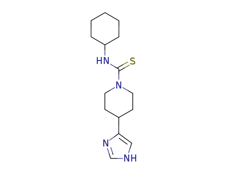 1-Piperidinecarbothioamide,N-cyclohexyl-4-(1H-imidazol-5-yl)-