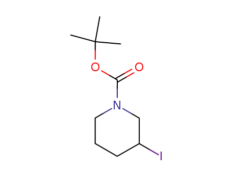 Molecular Structure of 850761-36-3 (1-BOC-3-IODO-PIPERIDINE)
