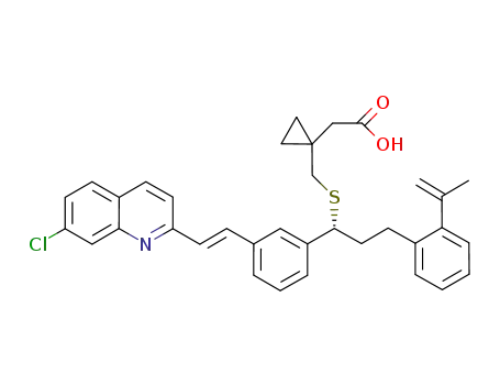 Molecular Structure of 918972-54-0 (Montelukast Styrene)
