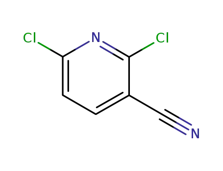 Molecular Structure of 40381-90-6 (2,6-Dichloronicotinonitrile)