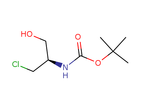 Carbamic acid, [(1R)-2-chloro-1-(hydroxymethyl)ethyl]-, 1,1-dimethylethyl ester