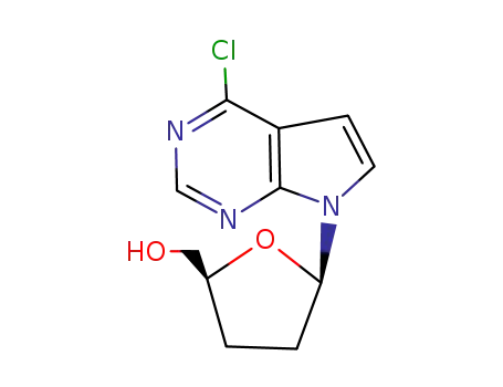 [(2S,5R)-5-(4-chloro-7H-pyrrolo[2,3-d]pyrimidin-7-yl)tetrahydrofuran-2-yl]methanol