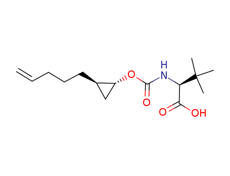 3-Methyl-N-[[[(1R,2R)-2-(4-penten-1-yl)cyclopropyl]oxy]carbonyl]-L-valine