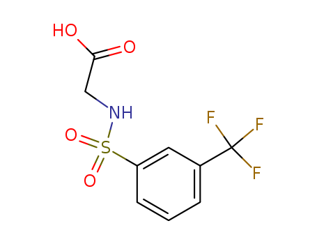 Glycine,N-[[3-(trifluoromethyl)phenyl]sulfonyl]-
