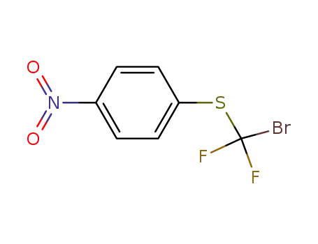 Molecular Structure of 78840-46-7 (Benzene, 1-[(bromodifluoromethyl)thio]-4-nitro-)