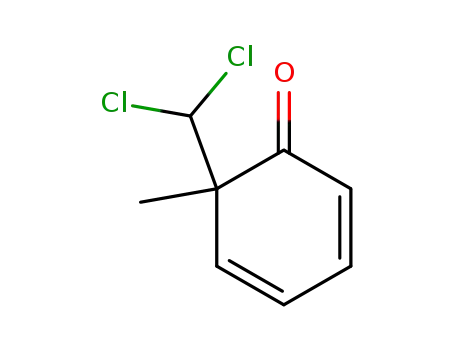 Molecular Structure of 14789-75-4 (6-(dichloromethyl)-6-methylcyclohexa-2,4-dien-1-one)