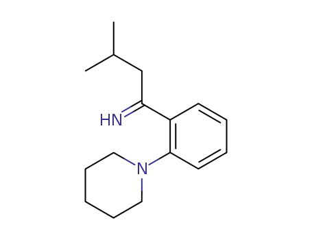 Molecular Structure of 147769-96-8 (3-methyl-1-[2-(piperidin-1-yl)phenyl]butan-1-imine)