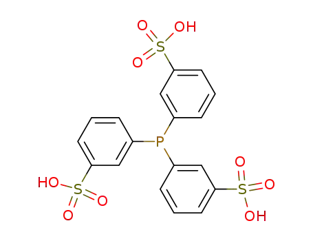 Molecular Structure of 91171-35-6 (tris-(m-sulfonatophenyl)phosphine)