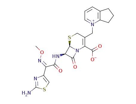 Molecular Structure of 84957-29-9 (Cefpirome)
