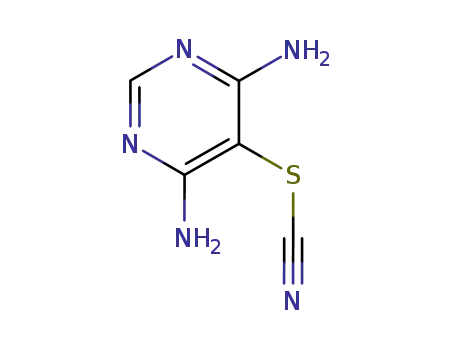4,6-diamino-5-thiocyanatopyrimidine