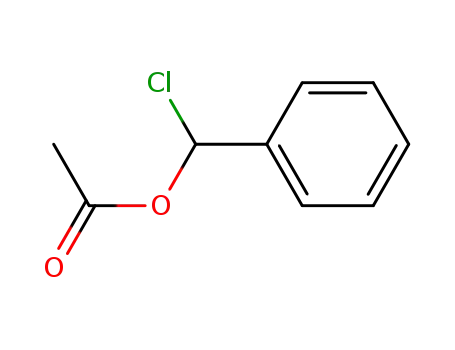 Molecular Structure of 26827-40-7 (Benzenemethanol, a-chloro-, acetate)