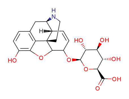 b-D-Glucopyranosiduronic acid, (5a,6a)-7,8-didehydro-4,5-epoxy-3-hydroxymorphinan-6-yl(9CI)