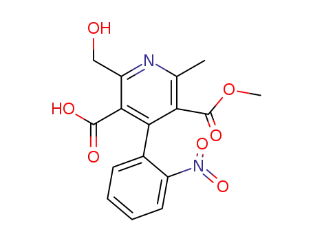 Molecular Structure of 34783-31-8 (Hydroxydehydro Nifedipine Carboxylate)