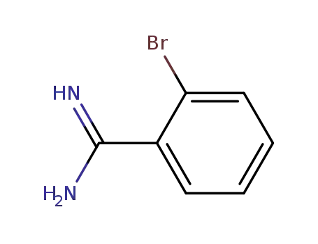 Molecular Structure of 92622-81-6 (2-BROMO-BENZAMIDINE)