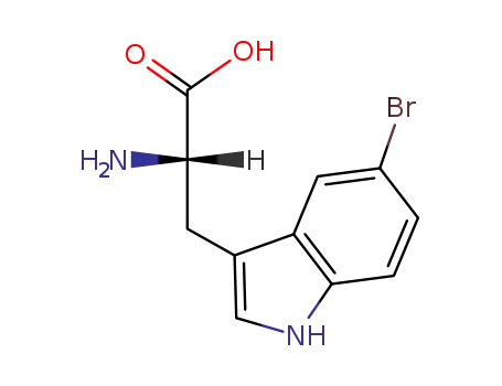 (2S)-2-azaniumyl-3-(5-bromo-1H-indol-3-yl)propanoate