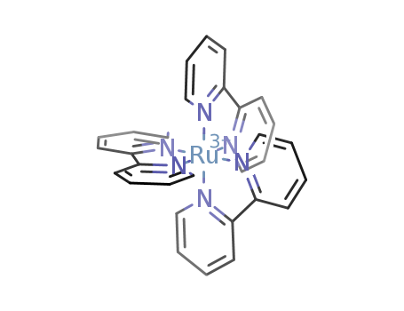 2-pyridin-2-ylpyridine; ruthenium(+3) cation