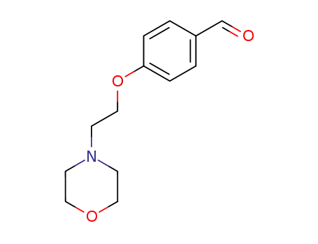 Molecular Structure of 82625-45-4 (4-(2-MORPHOLIN-4-YL-ETHOXY)-BENZALDEHYDE)