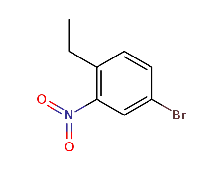 Molecular Structure of 10342-66-2 (Benzene, 4-bromo-1-ethyl-2-nitro-)