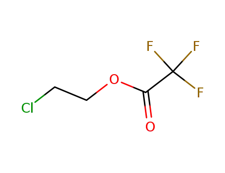 Molecular Structure of 40949-99-3 (2-CHLOROETHYL TRIFLUOROACETATE)