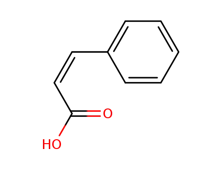 Molecular Structure of 102-94-3 (allocinnamic acid)
