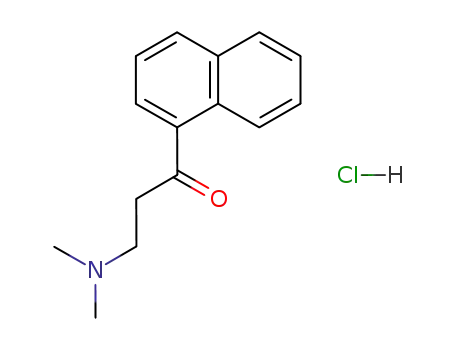 Molecular Structure of 5409-58-5 ((3-DIMETHYLAMINO)-1''-PROPIONAPTHONE HYDROCHLORIDE)