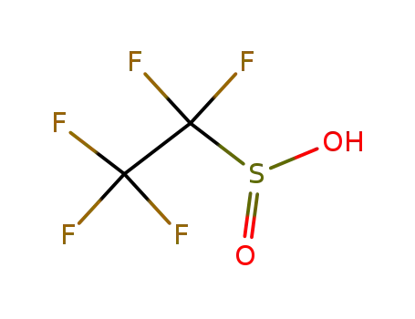 Molecular Structure of 344324-36-3 (pentafluoroethanesulfinic acid)