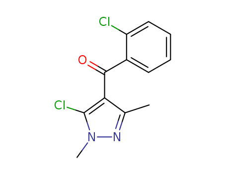 Methanone, (5-chloro-1,3-dimethyl-1H-pyrazol-4-yl)(2-chlorophenyl)-
