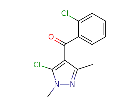 Methanone, (5-chloro-1,3-dimethyl-1H-pyrazol-4-yl)(2-chlorophenyl)-