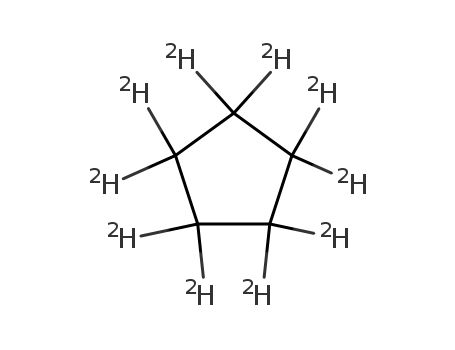 Molecular Structure of 7426-92-8 (CYCLOPENTANE-D10)
