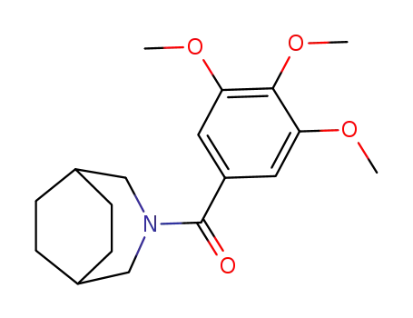 Molecular Structure of 34897-74-0 (3-azabicyclo[3.2.2]non-3-yl(3,4,5-trimethoxyphenyl)methanone)